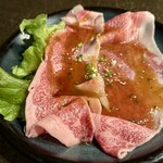 炭火焼肉 たけのうち - 黒毛和牛うす切り上かるび