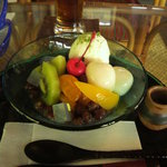 すだち - クリームあんみつ５５０円