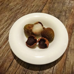ビストロ　アンコニュ - 食後のライチー