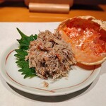 ますぶち - オオズワイガニの内子あえ
