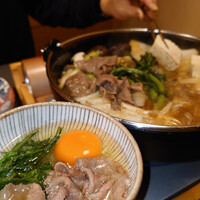 しゃぶしゃぶ 吟半 お台場店 - 生卵