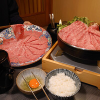 しゃぶしゃぶ 吟半 お台場店 - すき焼き 国産牛上ロース