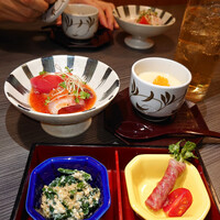 しゃぶしゃぶ 吟半 お台場店 - ハマグリと鶏出汁の茶碗蒸し