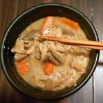 もつ乃 - もつがヤワラかいが牛蒡も人参もトロけるほどヤワラかい