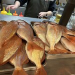 洲崎食堂 - お客さんが釣ってきた春子鯛