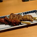 串小町 - レバー 190円
                                、ハツ 190円
                                