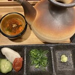 能加万菜 と成屋 - 薬味とお出汁