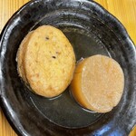 山徳 - がんもどき　大根