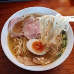 浜堂ラーメン - 麺のリフトアップ