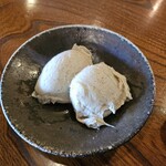 そば屋 案山棒 - そばがき