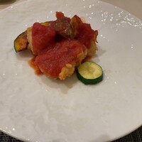 西洋厨房ciel - 鶏ムネ肉のフリットトマトソース