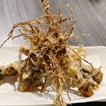 龍のかくれんぼ - ひげごぼう 天ぷら②