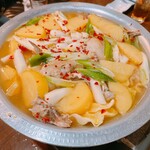 しみず - タッカンマリ入れ後　ジャガイモがうまい！