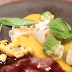 ラ クープ ドール - タモギタケとカボチャのピュレ '14 6月中旬