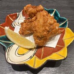 鮨 和顔 - 唐揚げは、下味が良く効いており、そのままで