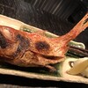 海鮮炭火原始焼き 日本酒 のど黒炭魚 - 料理写真: