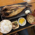 ぷらっと食堂 - 焼き魚 ホッケ定食 1,800円
