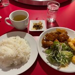 南海飯店 - サービスランチライス大