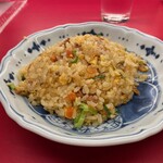 南海飯店 - Ｃセットの半焼飯