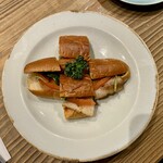 市川屋珈琲 - ベーコン壬生菜サンド¥850-