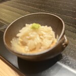 寺子屋 すし匠 - カワハギ肝ソースごはん