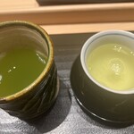 寺子屋 すし匠 - 粉茶と煎茶