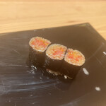 寺子屋 すし匠 - とろたく細巻ハーフ