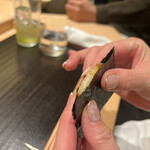 寺子屋 すし匠 - 平貝磯辺巻き