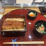 入谷鬼子母神門前のだや - 食事（共水うなぎ）