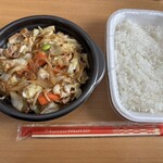 ほっともっと - 肉野菜炒め定食