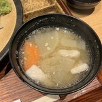 とんかつ けい太 - トン汁