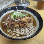 六文そば - げそ天そば¥350