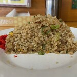 特製ラーメン 元祖 京都 第一旭 - やきめし断面