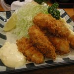 とん太郎 - 超特大カキフライです