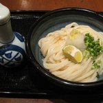 生醤油うどん、これは美味い♪