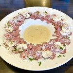 ピッツエリアバール　CACTUS　D'ORO - ・牛タンポルチーニクリームフォンジュ