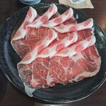 ひとりしゃぶしゃぶ舞 - 豚肉です☺️