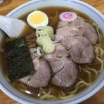 サニー - 「らーめん」（竝、970圓）
「チャーシュー」（430圓）。