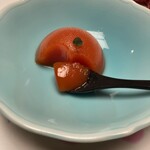 曲水の庭 ホテル玉泉 - 口替　トマトジュレシャーベット（コレが美味い）