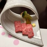 曲水の庭 ホテル玉泉 - 島根牛のステーキ