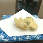 だるまの天ぷら定食 - 白身魚＆茄子