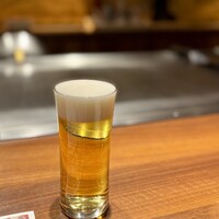 知喜多亭 和 - サービスの生ビール