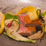 レストランディファランス - ０２）本マグロとラタトゥイユ