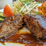 Kitchen KAMEYA 洋食館 - 【2025/2】ハンバーグ断面