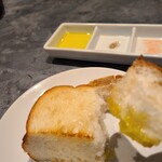 箸とフォーク - パン、美味しい。