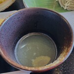 TSUMUGI - 大根のしぼり汁✨これが絶品！✨お蕎麦につけて良し！✨天ぷらにつけても良し！✨՞⸝⸝ᵒ̴̶̷  ᵒ̴̶̷⸝⸝՞✨