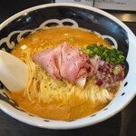 弘明寺丿貫 - アンキモ・チーズソバ1300円