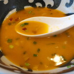 弘明寺丿貫 - アンキモ・チーズソバのスープ