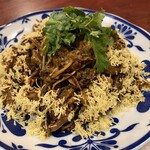 プルジャ ダイニング - Sadekoサデコ（バナナ蕾と小魚のカレー炒め）