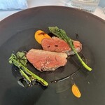 リストランテ･ヒロ チェントロ - メインが選べるようになってたんですね、鴨さんをセレクト